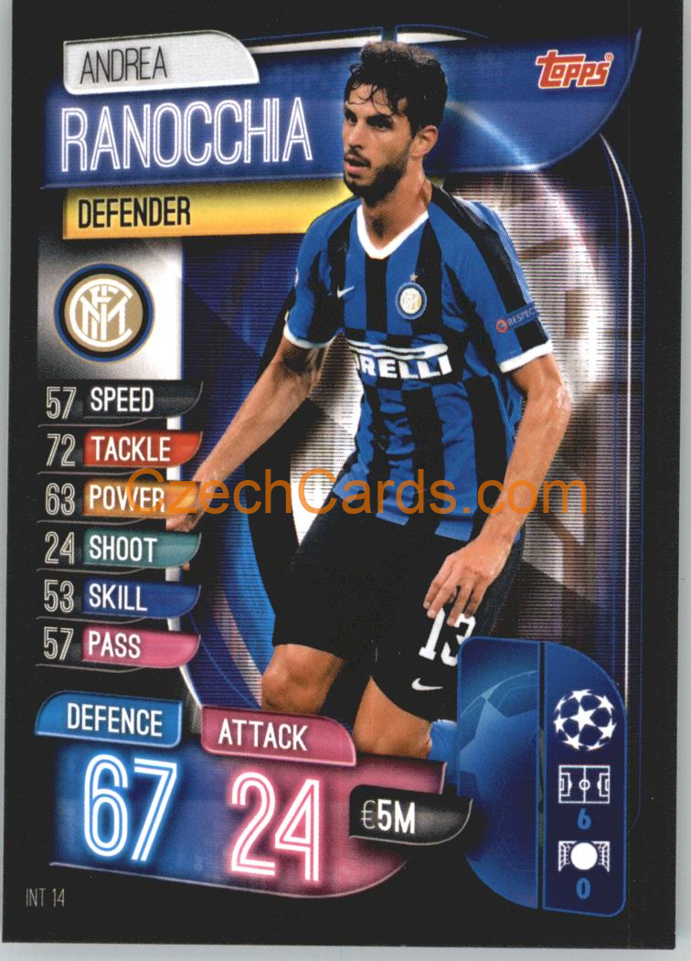 Andrea Ranocchia 2019/20 Topps Match Attax #INT 14