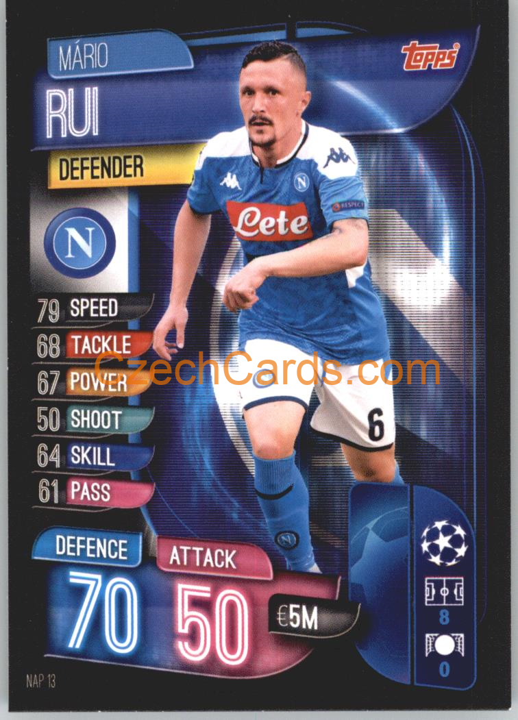Mário Rui 2019/20 Topps Match Attax #NAP 13