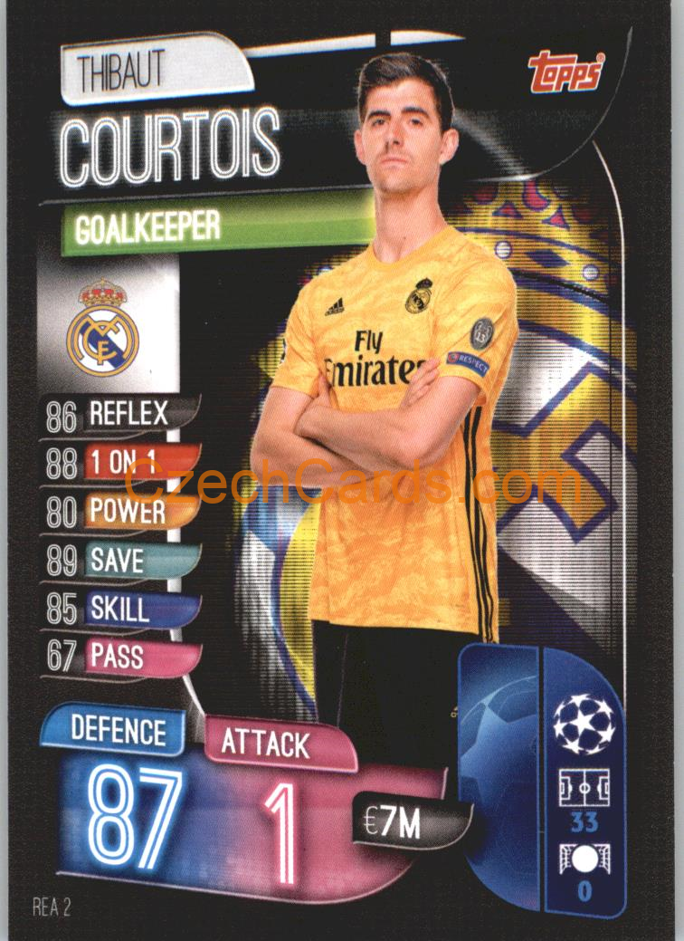 Thibaut Courtois 2019/20 Topps Match Attax #REA 2