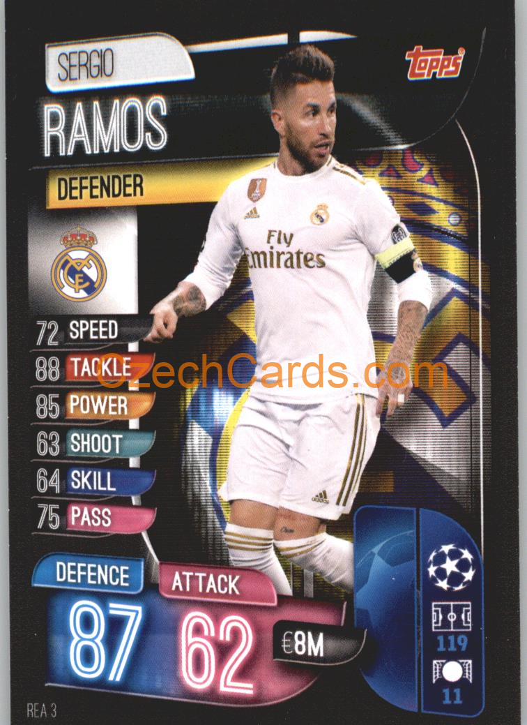 Sergio Ramos 2019/20 Topps Match Attax #REA 3