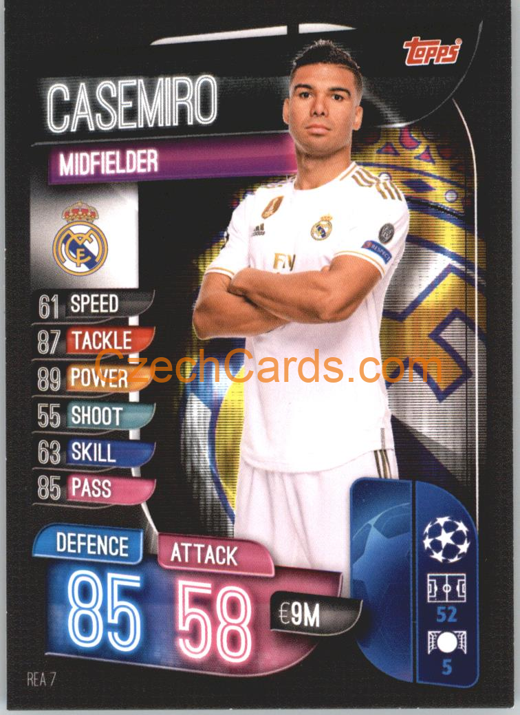 Casemiro 2019/20 Topps Match Attax #REA 7