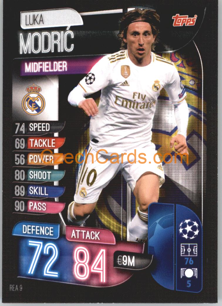 Luka Modrić 2019/20 Topps Match Attax #REA 9
