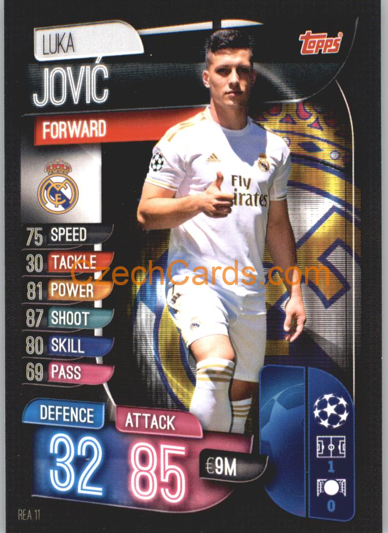 Luka Jović 2019/20 Topps Match Attax #REA 11