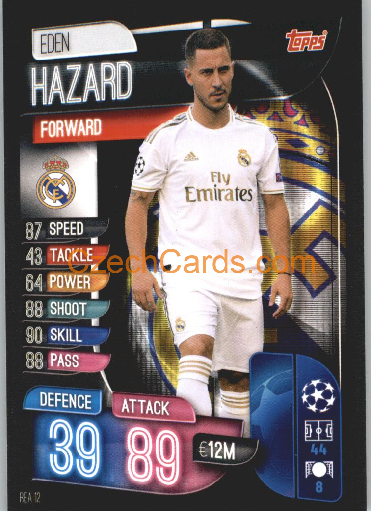 Eden Hazard 2019/20 Topps Match Attax #REA 12