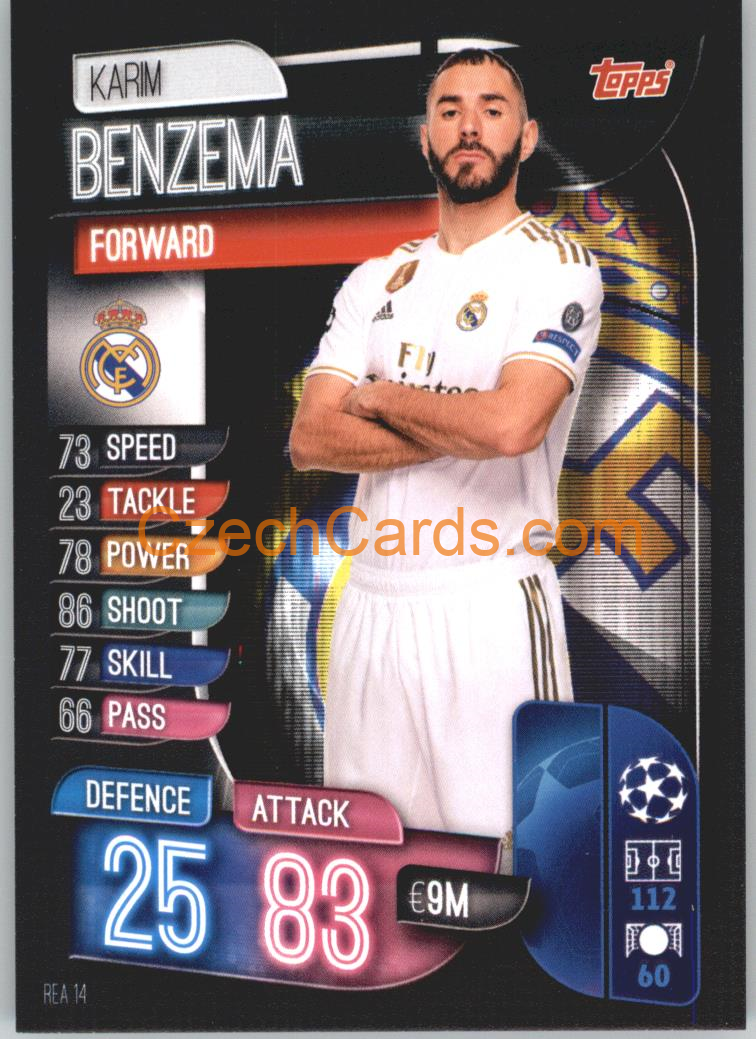 Karim Benzema 2019/20 Topps Match Attax #REA 14