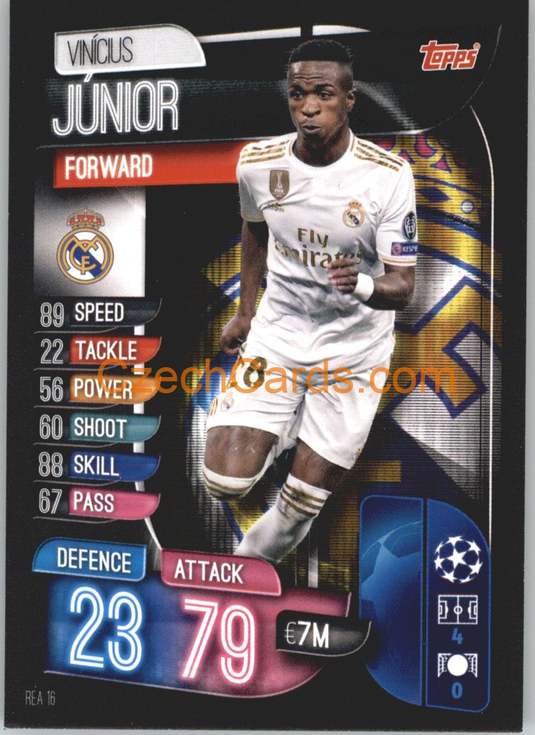 Vinicius Junior 2019/20 Topps Match Attax #REA 16