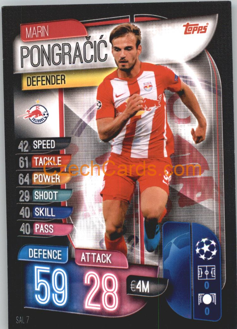 Marin Pongravić 2019/20 Topps Match Attax #SAL 7