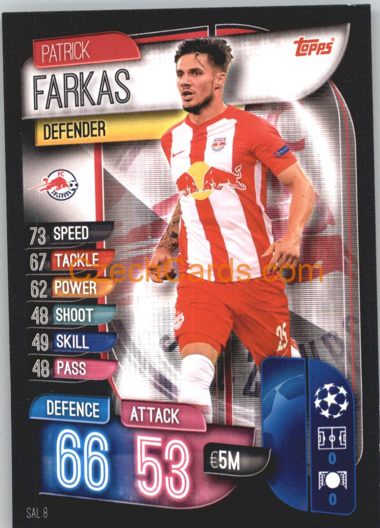 Patrick Farkas 2019/20 Topps Match Attax #SAL 8
