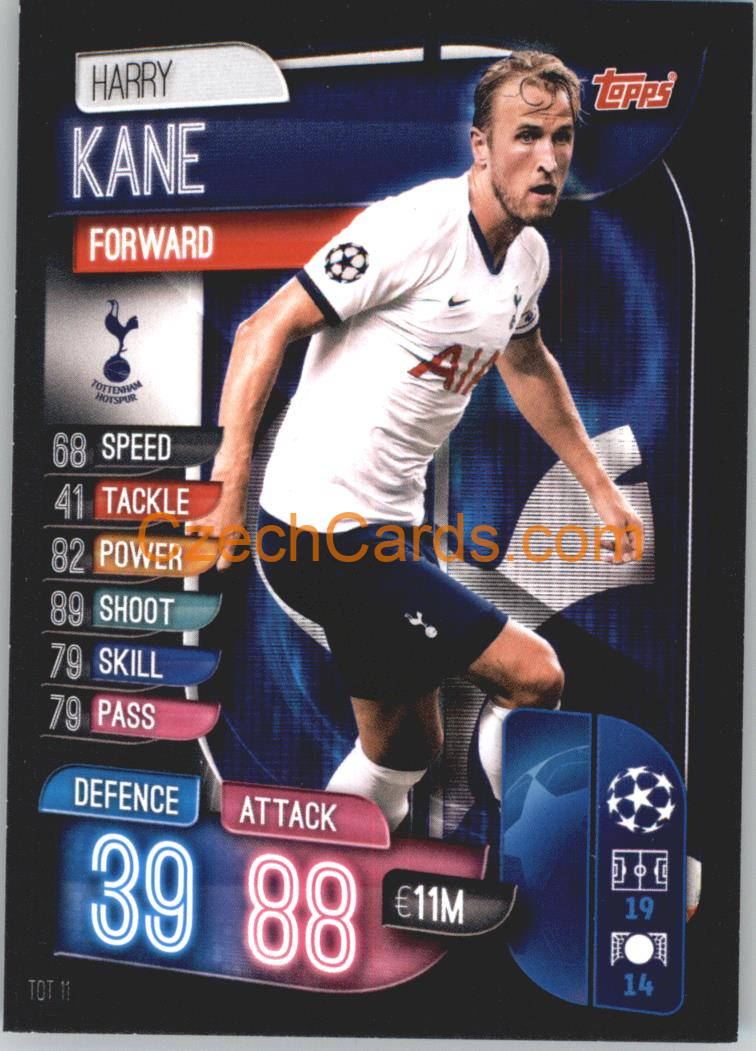 Harry Kane 2019/20 Topps Match Attax #TOT 11