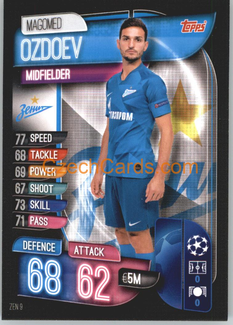 Magomed Ozdoev 2019/20 Topps Match Attax #ZEN 9