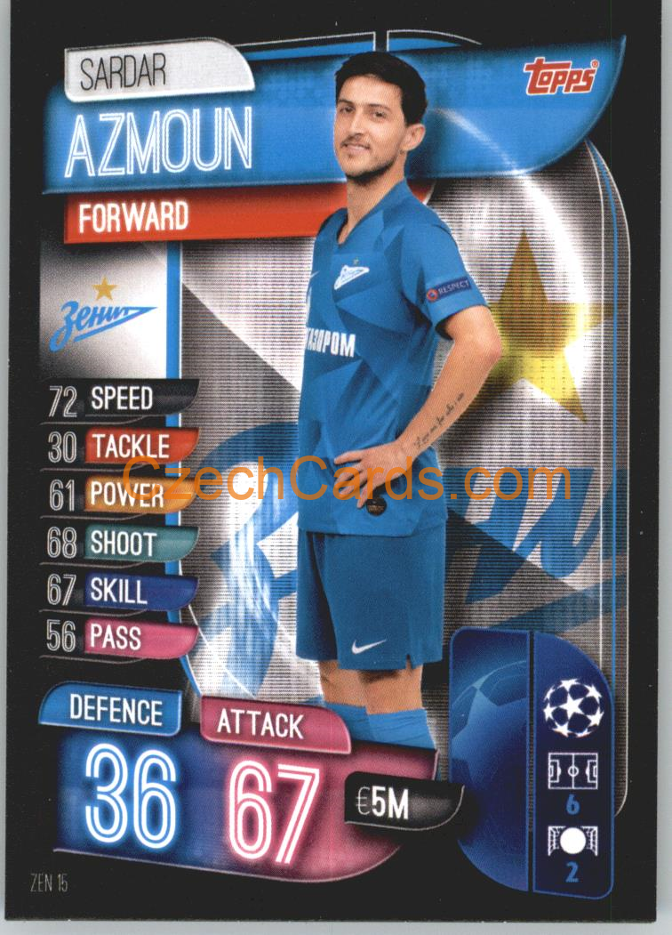 Sardar Azmoun 2019/20 Topps Match Attax #ZEN 15