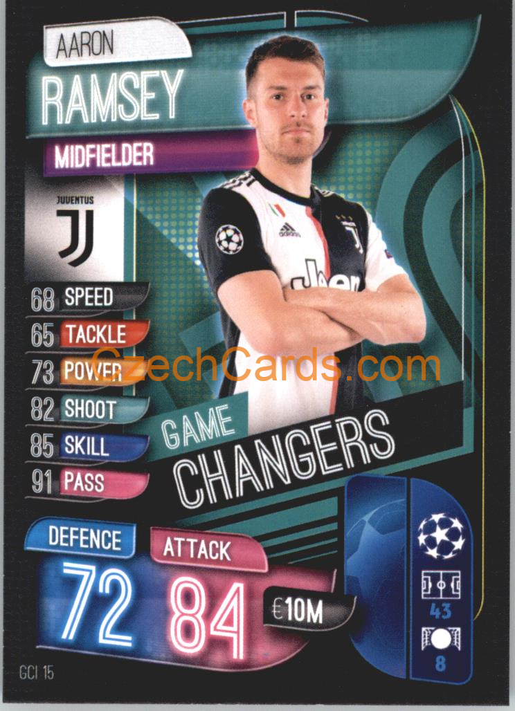 Aaron Ramsey 2019/20 Topps Match Attax Game Changer #GSI 15