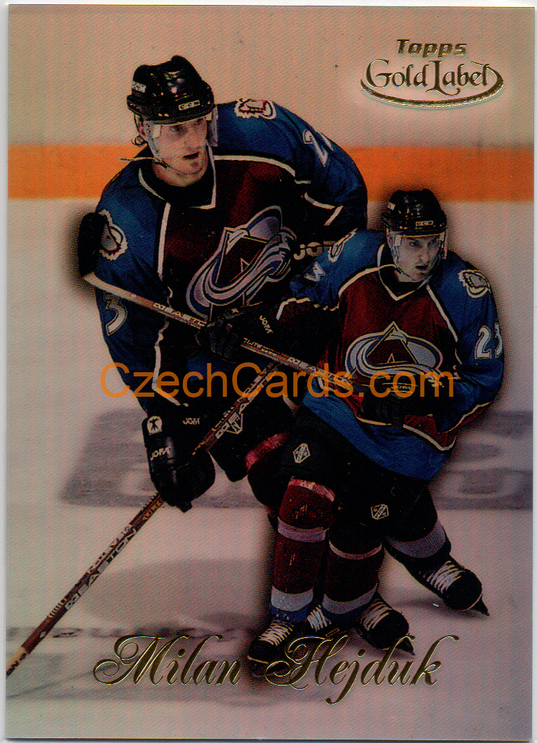 Milan Hejduk RC 1998/99 Topps Gold Label Class 1 #90