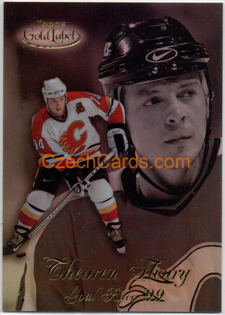 Theoren Fleury 1998/99 Topps Gold Label Goal Race #GR7