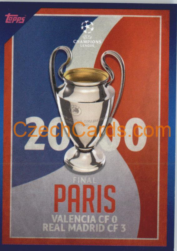 2000 Final Paris 2021/22 Topps UCL Sticker #12