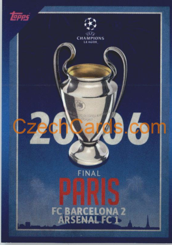 2006 Final Paris 2021/22 Topps UCL Sticker #18