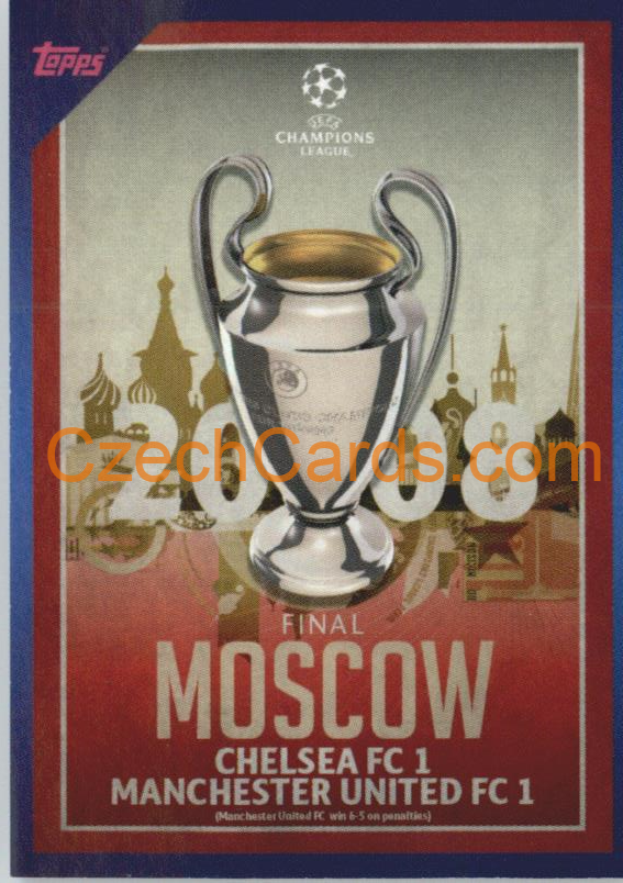 2008 Final Moscow 2021/22 Topps UCL Sticker #20