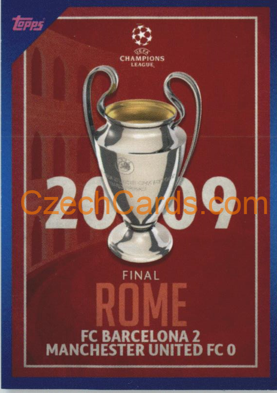 2009 Final Rome 2021/22 Topps UCL Sticker #21