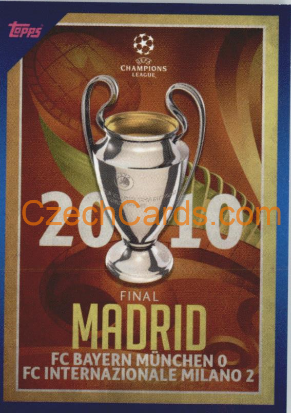 2010 Final Madrid 2021/22 Topps UCL Sticker #22