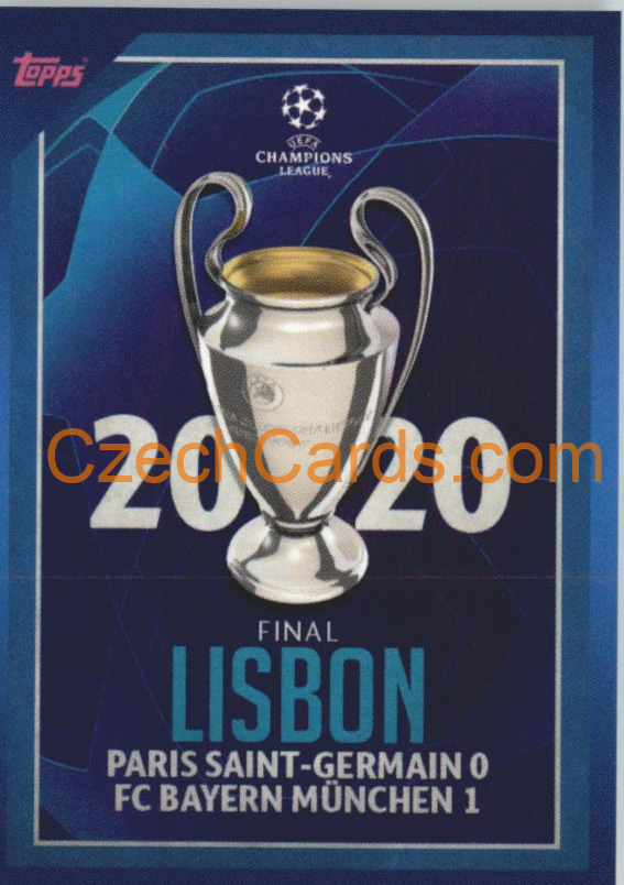 2020 Final Lisbon 2021/22 Topps UCL Sticker #32