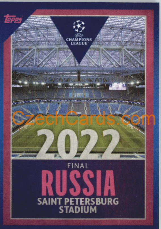 2022 Final Russia 2021/22 Topps UCL Sticker #34