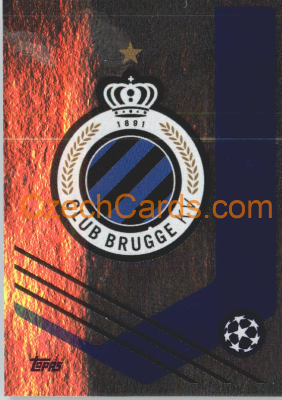 Club Brugge Badge 2021/22 Topps UCL Sticker foil #38