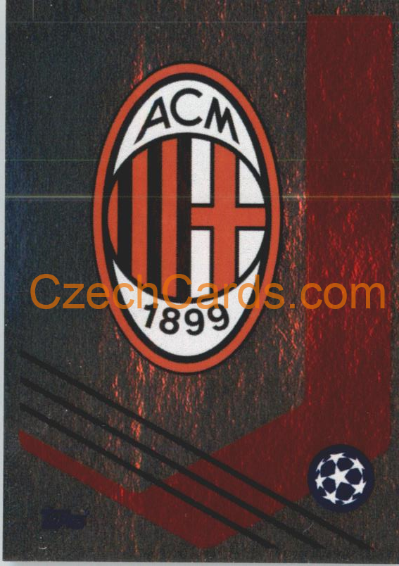 AC Milan Badge 2021/22 Topps UCL Sticker foil #42