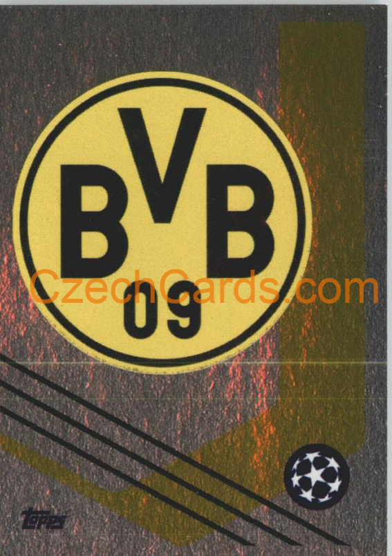 Borussia Dortmund Badge 2021/22 Topps UCL Sticker foil #44