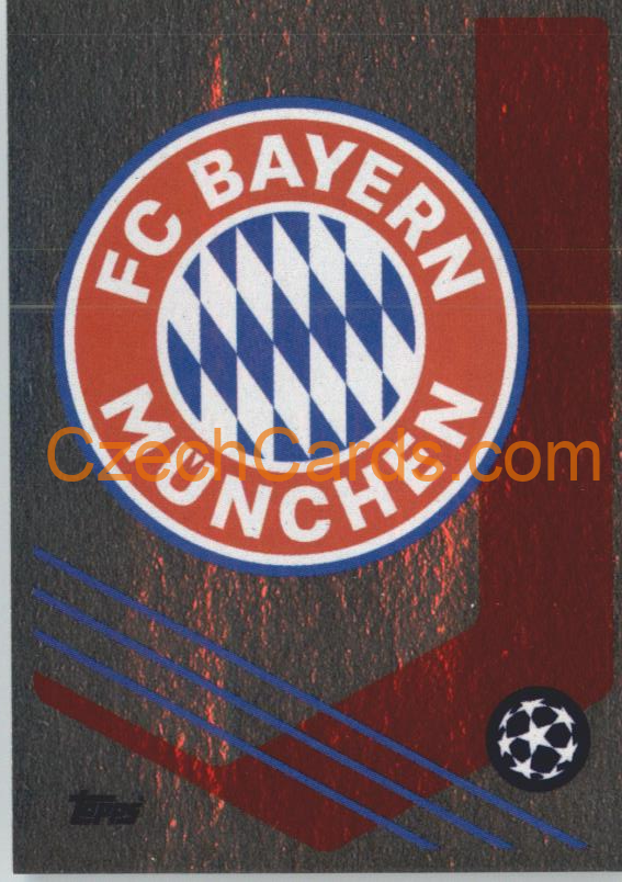 FC Bayern München Badge 2021/22 Topps UCL Sticker foil #51