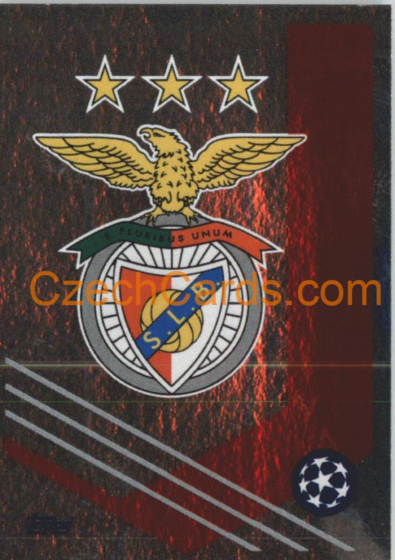 SL Benfica Badge 2021/22 Topps UCL Sticker foil #53