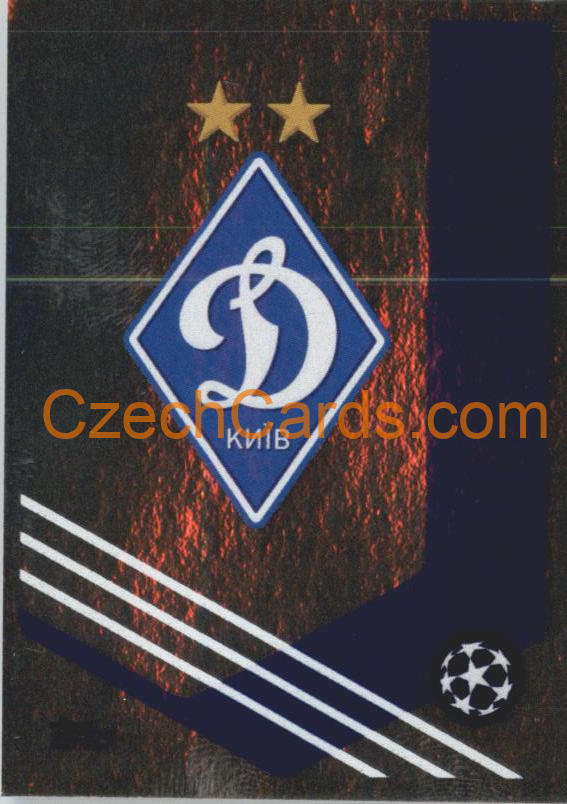 FC Dynamo Kyiv Badge 2021/22 Topps UCL Sticker foil #54