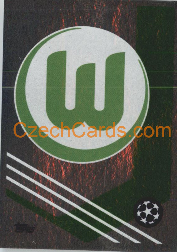 VfL Wolfsburg Badge 2021/22 Topps UCL Sticker foil #62