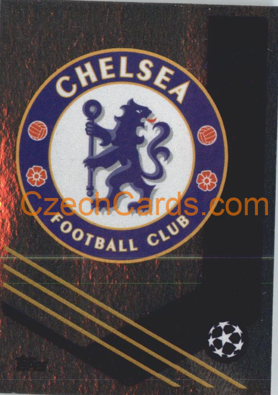 Chelsea FC Badge 2021/22 Topps UCL Sticker foil #63
