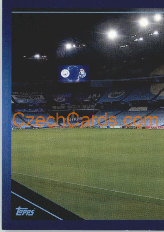 City of Manchester Stadium 2021/22 Topps UCL Sticker foil #67