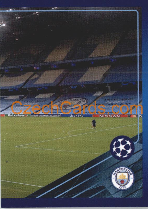 City of Manchester Stadium 2021/22 Topps UCL Sticker foil #68