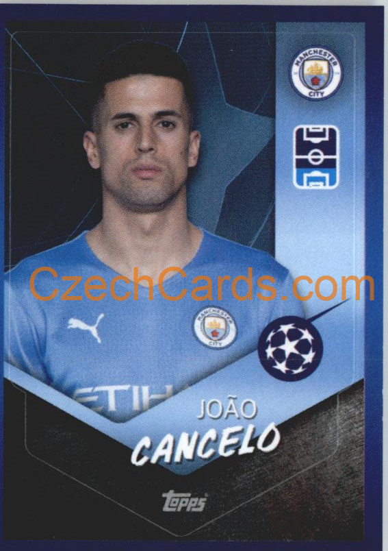 João Cancelo 2021/22 Topps UCL Sticker #72