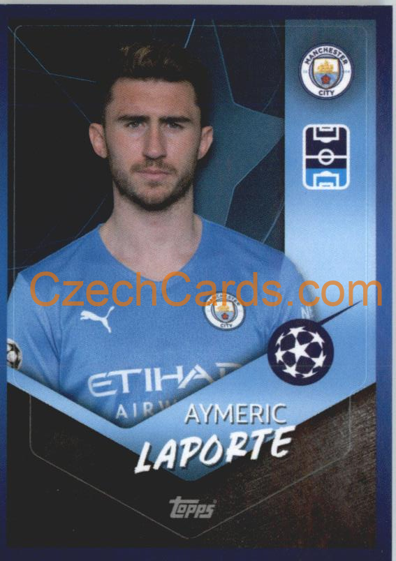 Aymeric Laporte 2021/22 Topps UCL Sticker #75