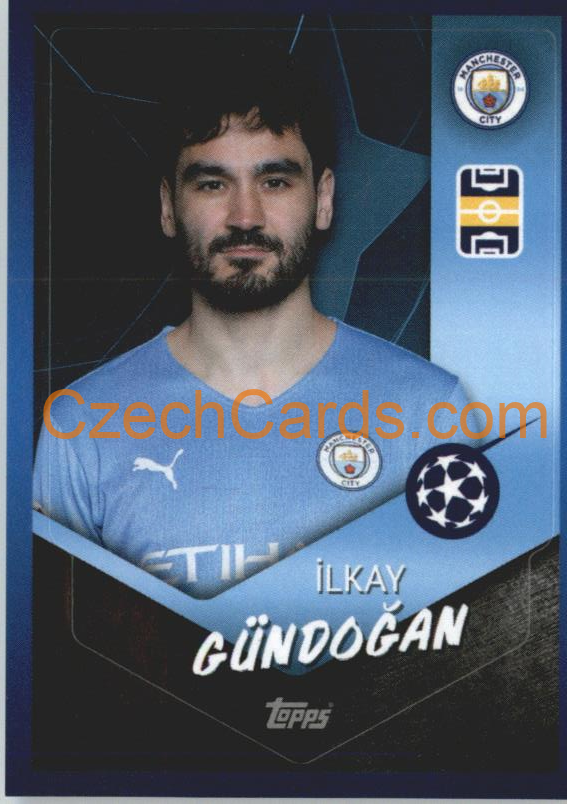 İlkay Gündoğan 2021/22 Topps UCL Sticker #79