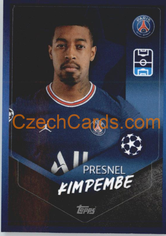 Presnel Kimpembe 2021/22 Topps UCL Sticker #90