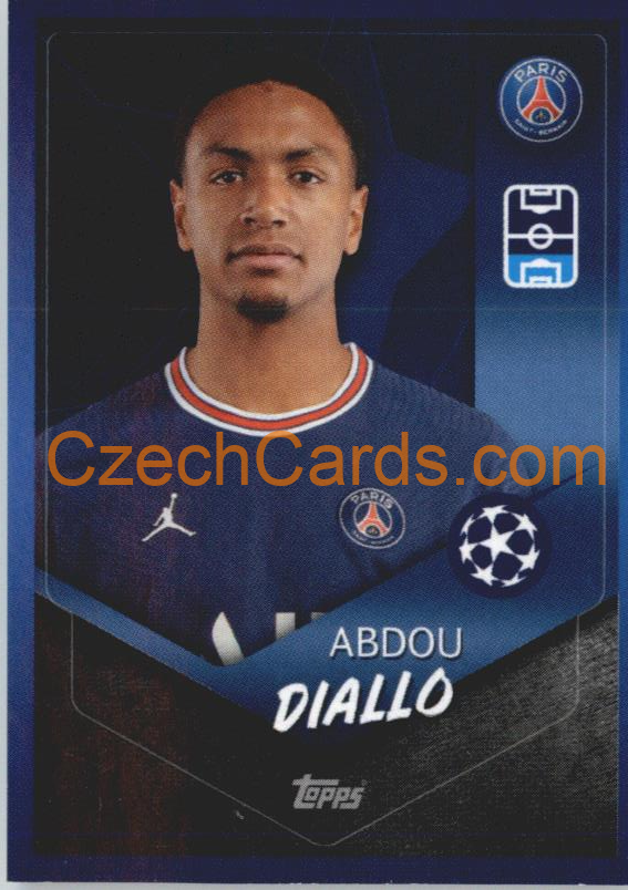 Abdou Diallo 2021/22 Topps UCL Sticker #93
