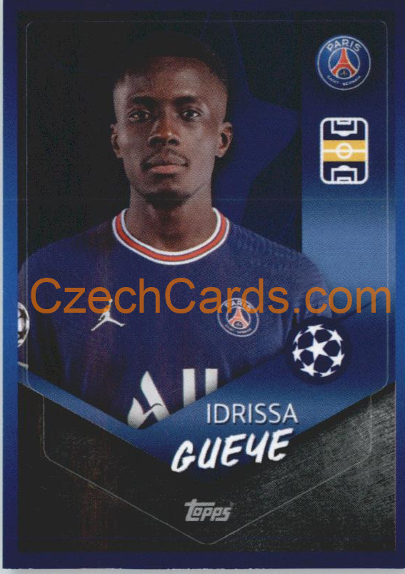 Idrissa Gueye 2021/22 Topps UCL Sticker #95