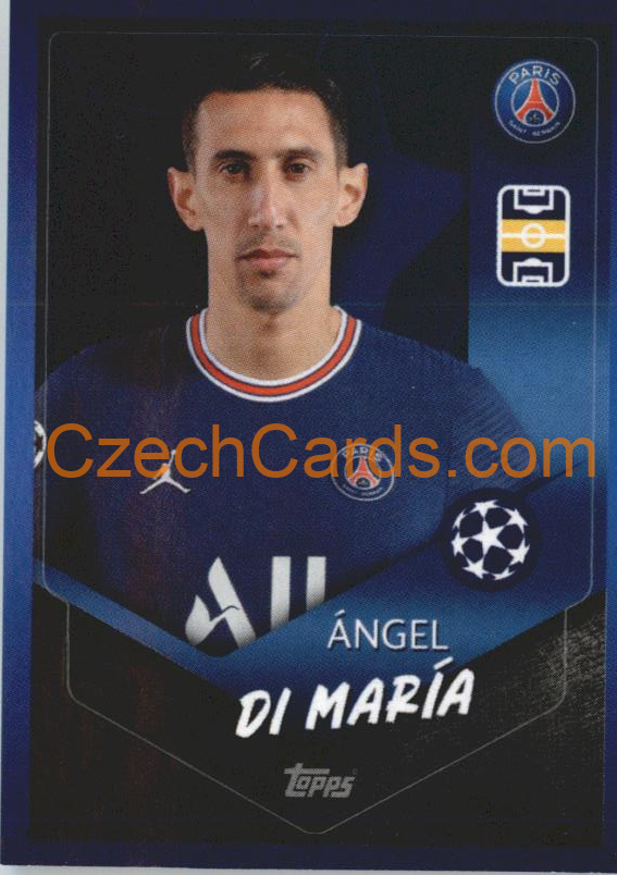Ángel Di María 2021/22 Topps UCL Sticker #97