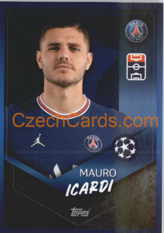 Mauro Icardi 2021/22 Topps UCL Sticker #100