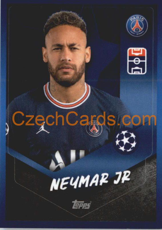 Neymar Jr 2021/22 Topps UCL Sticker #101
