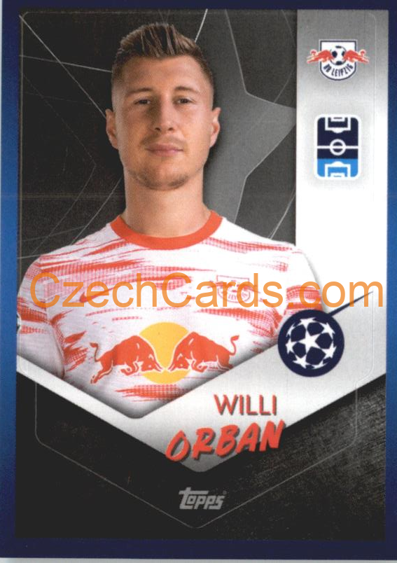 Willi Orban 2021/22 Topps UCL Sticker #109