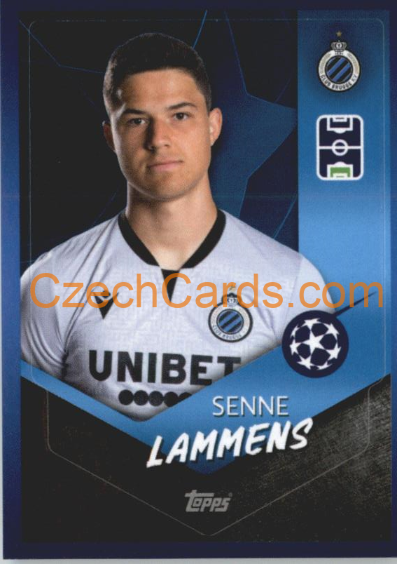 Senne Lammens 2021/22 Topps UCL Sticker #124