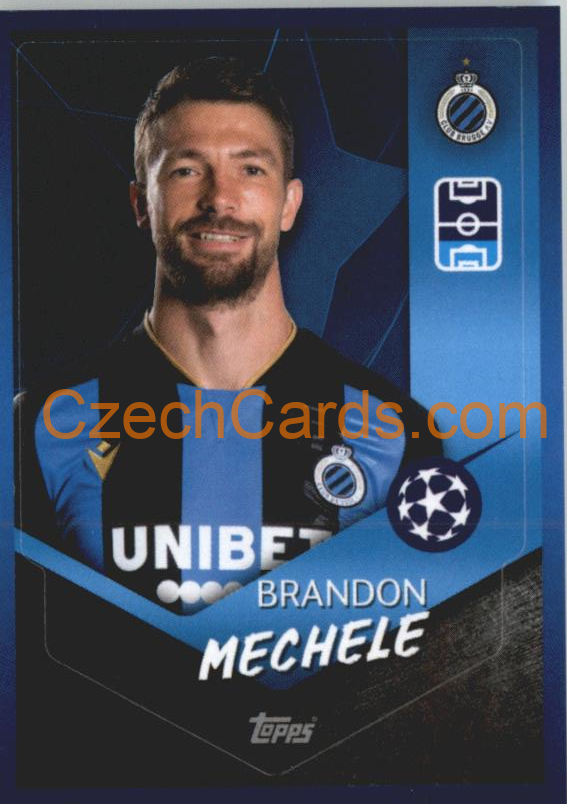 Brandon Mechele 2021/22 Topps UCL Sticker #125