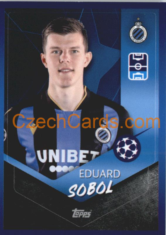Eduard Sobol 2021/22 Topps UCL Sticker #129