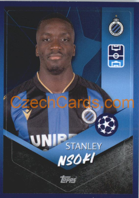 Stanley Nsoki 2021/22 Topps UCL Sticker #131