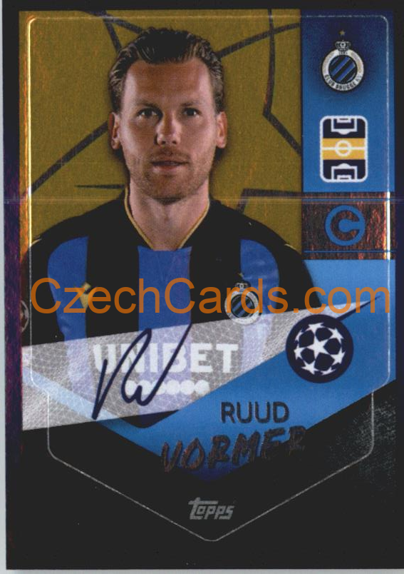 Ruud Vormer – Captain 2021/22 Topps UCL Sticker gold shiny#134